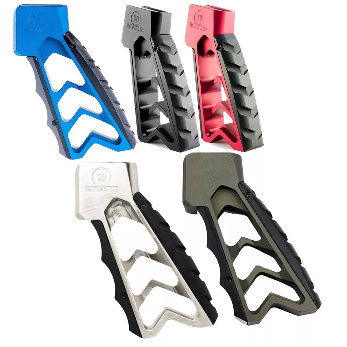 Tyrant Designs AR-10/15 MOD Grip Chevron Medium
