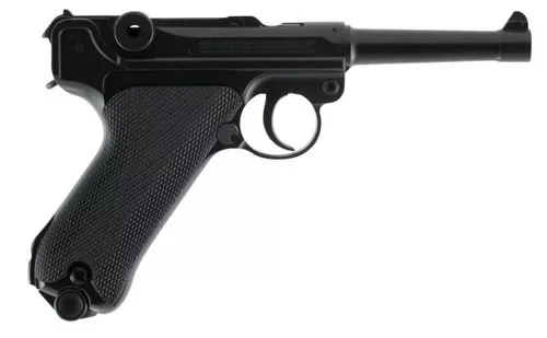 Umarex USA 2251800 Legends P.08CO2 177 BB 211 4.60 Black Polymer Grips UPC: 723364518003