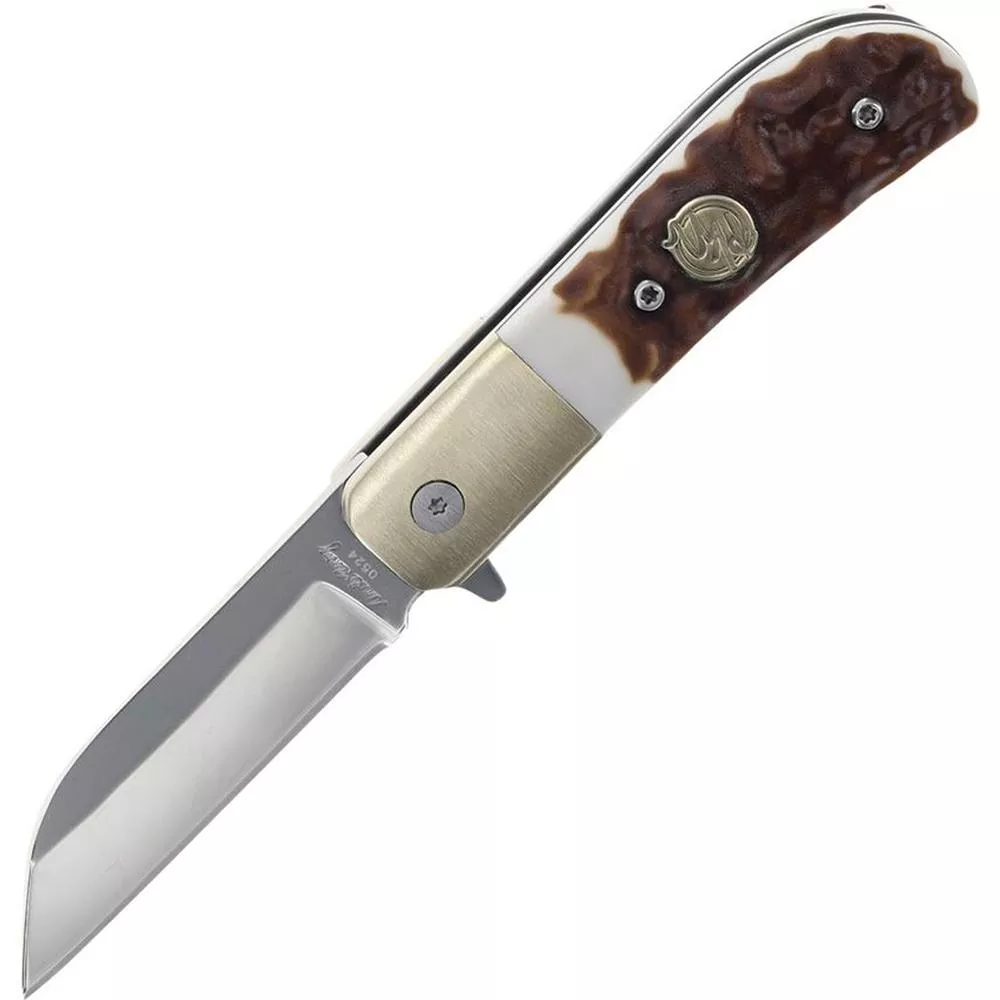 Uncle Henry Next Gen 6UH Folding Knife 2-1/2″ Drop Point Blade Staglon Clamshell