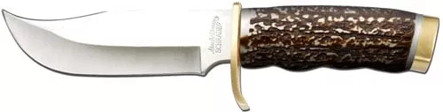 Uncle Henry Next Gen Fixed Knife 5-1/2″ Clip Point Blade Stagalon