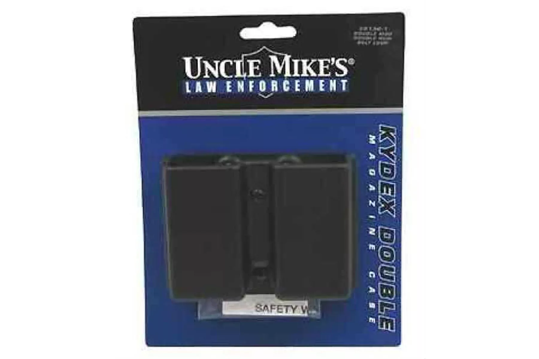 Uncle Mike's Kydex Belt Case Fits Double Stack/Double Magazine Black 5136-1