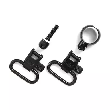 Uncle Mike's QD 115 CF Swivel, 1", Fits Winchester & Marlin Lever Action, Black 13312