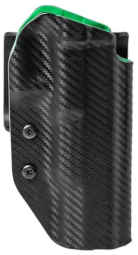 Uncle Mikes 54RNC75BGR Range/Competition Holster OWB Black/Green Boltaron Belt Slide Fits S&W M&P/S&W M&P 2.0/S&W Core/S&W M&P 1.0 Right Hand