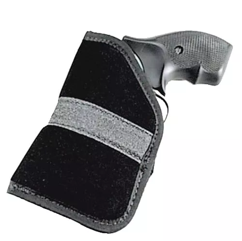 Uncle Mikes 87443 Inside The Pocket Holster IWB Size 03 Black Suede Like Pocket Fits Springfield XD Fits Sm Frame 5rd Revolver Fits 2" Barrel Right Hand
