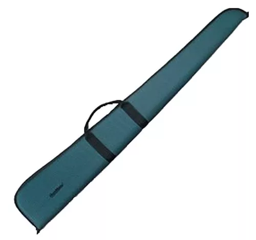 Uncle MikesGunMate Shotgun Case Large Size made of Nylon with Green Finish, 48" OAL, Padding, Lockable Full Length Zipper & Wrap Around Handles