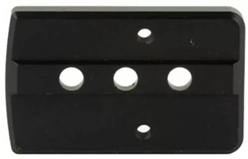 Unity Tactical Fast, Offset Optic Mounting Plate, 2.05" Optical Height, Compatible with UNTY LPVO Mount and Adapter, RMR/SRO Footprint, Anodized Finish, Black FST-SOPR