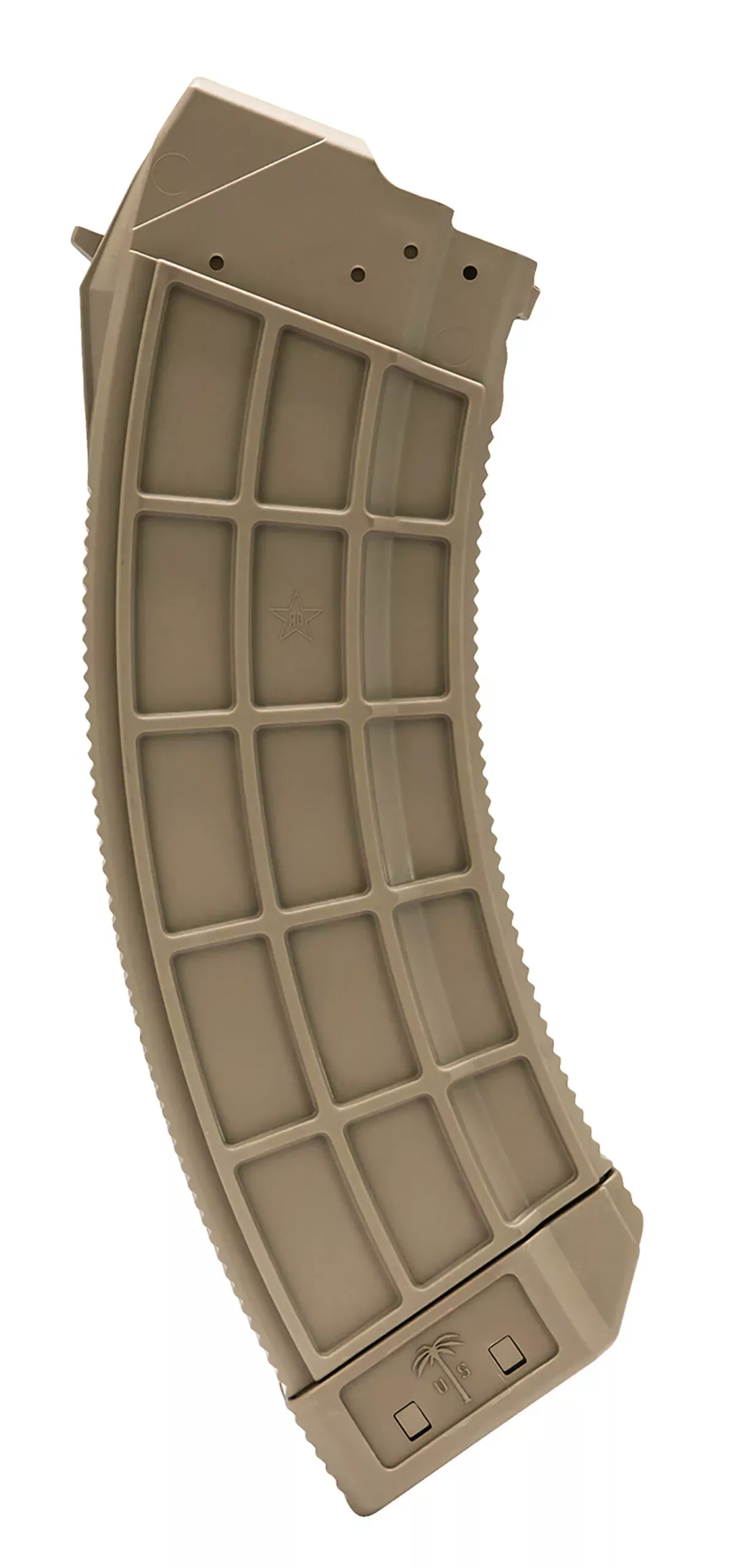 US Palm MA944A Standard 30RD 7.62X39MM For AK-47 Flat Dark Earth Polymer