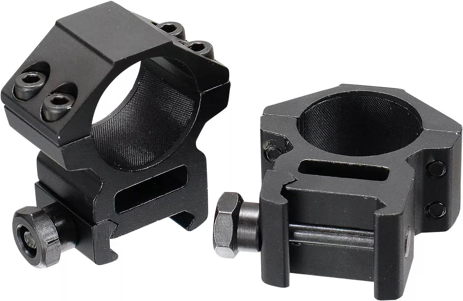 UTG RGWM25M4 Accushot Scope Rings Black Anodized 1" Medium