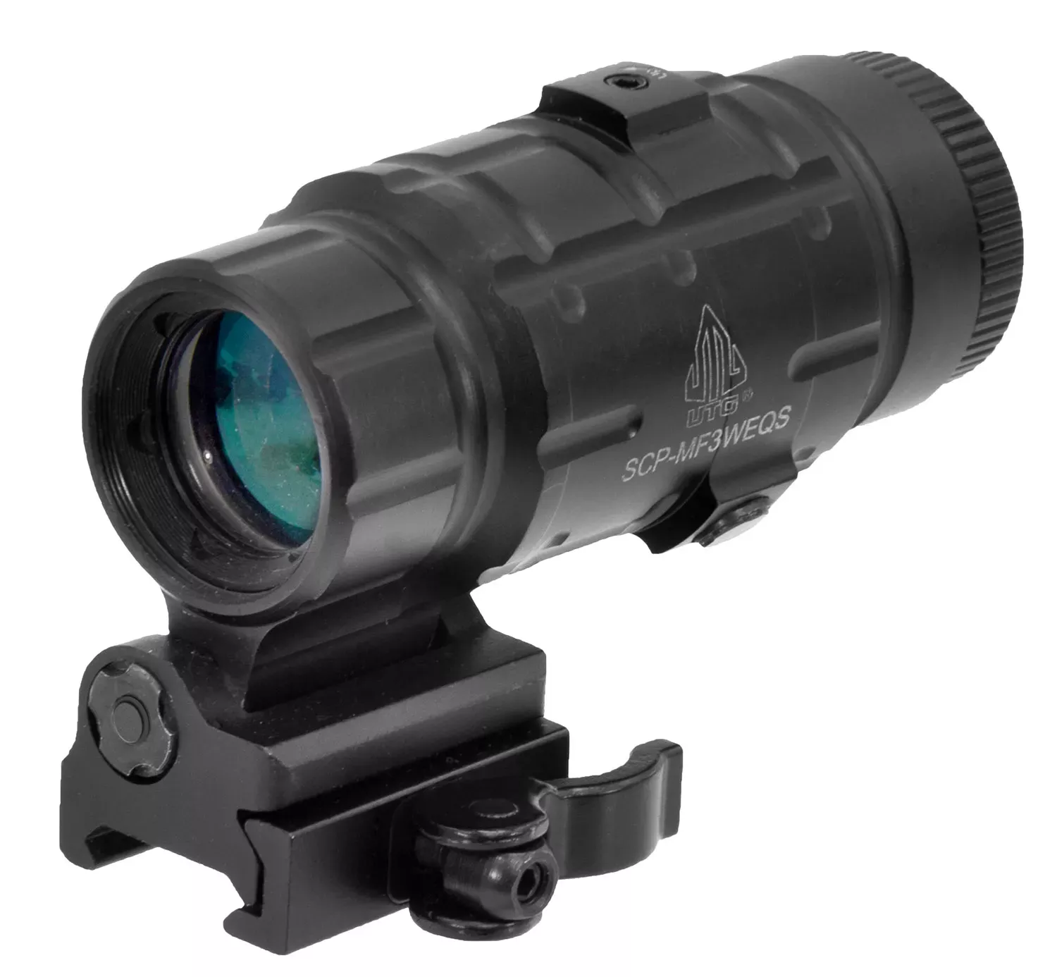 UTG SCPMF3WEQS 3X Magnifier Black Anodized 37mm