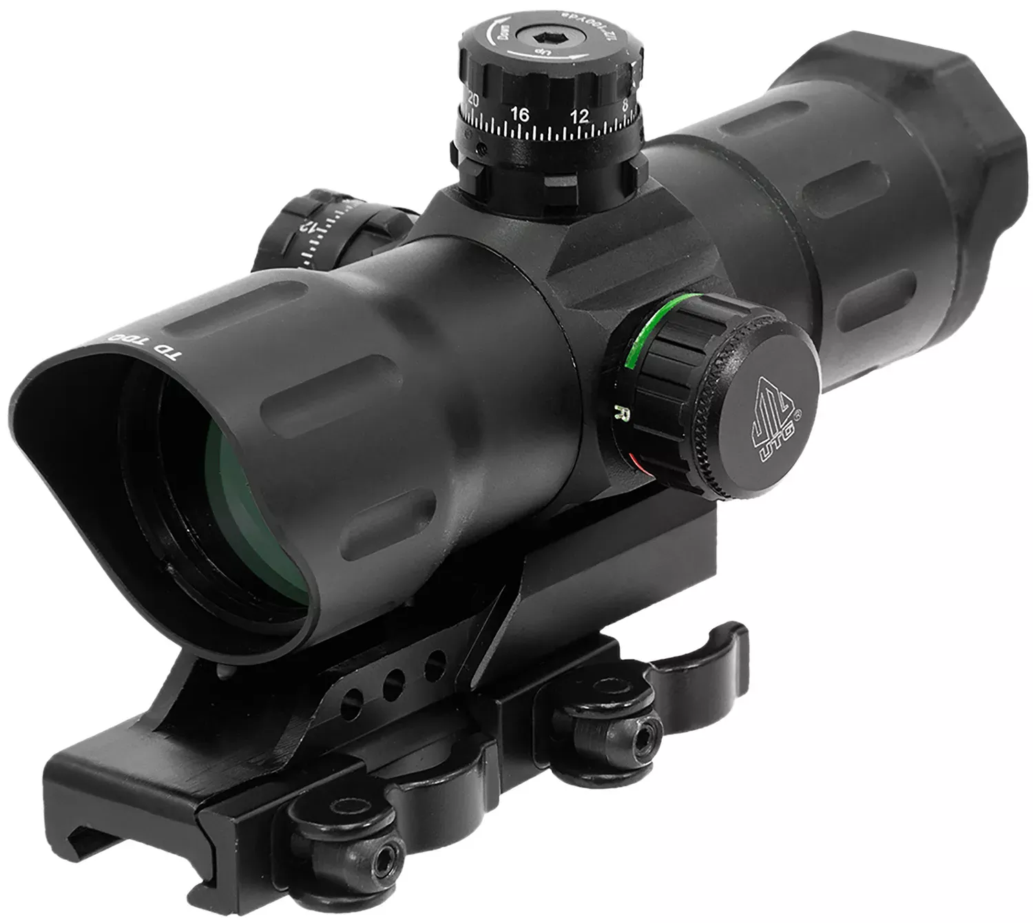 UTG SCPTDTDQ ITA 6″ Tube Red/Green T-Dot Reticle