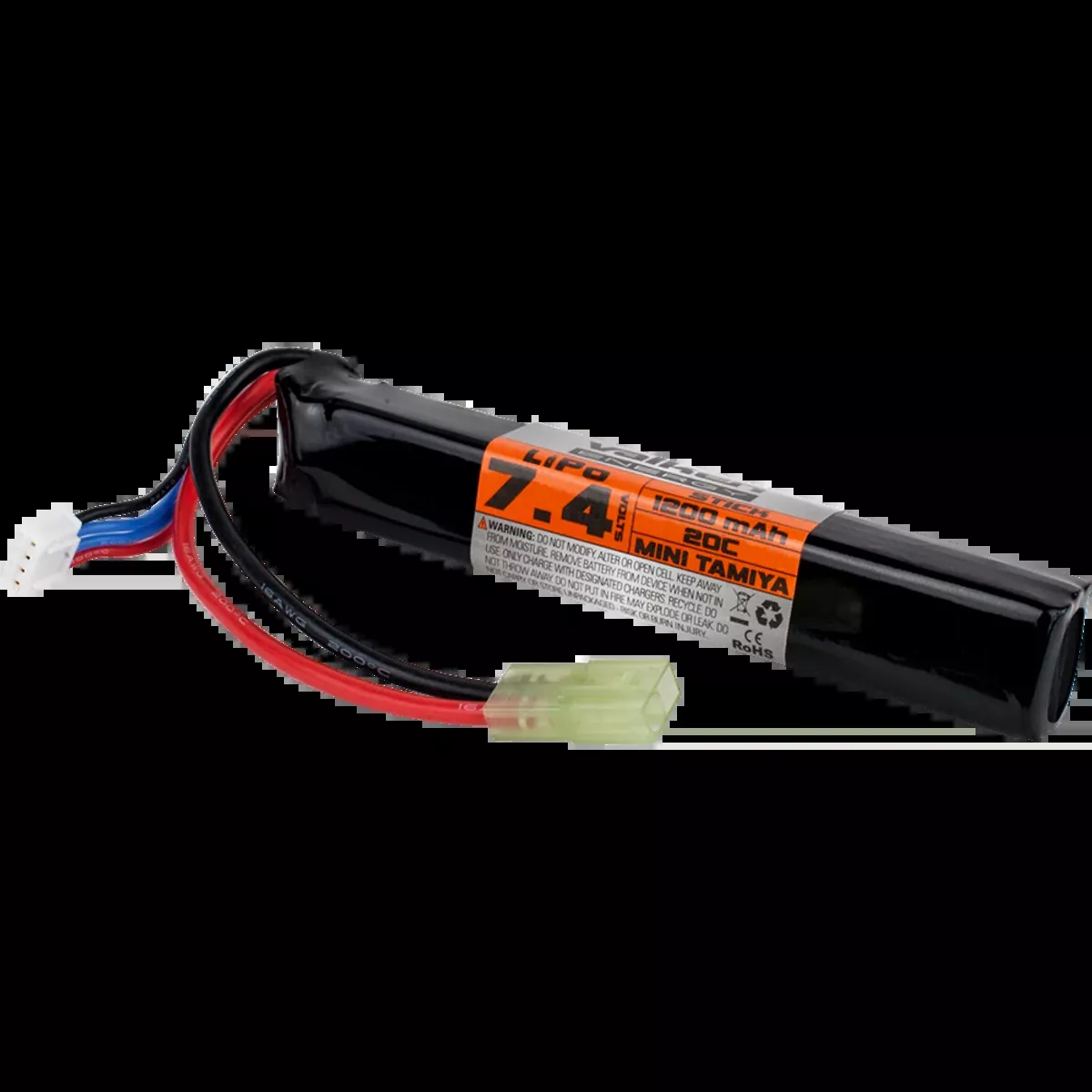 Valken Energy 7.4v 1200mAh 30C Stick Type LIPO Airsoft Gun AEG Battery