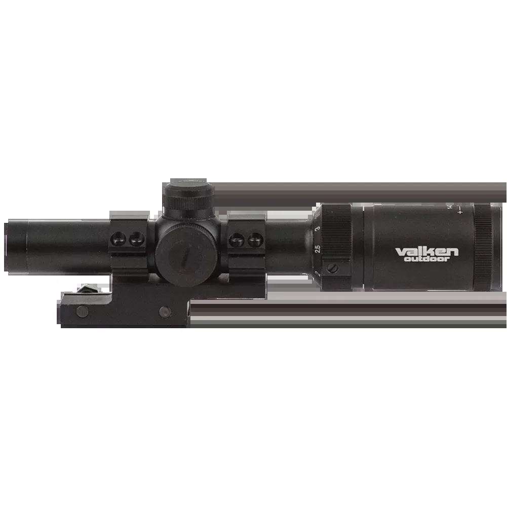 Valken Tactical 1-4x20 Variable Zoom Illuminated Red/Green Short Dot Rifle Scope w/ Mount