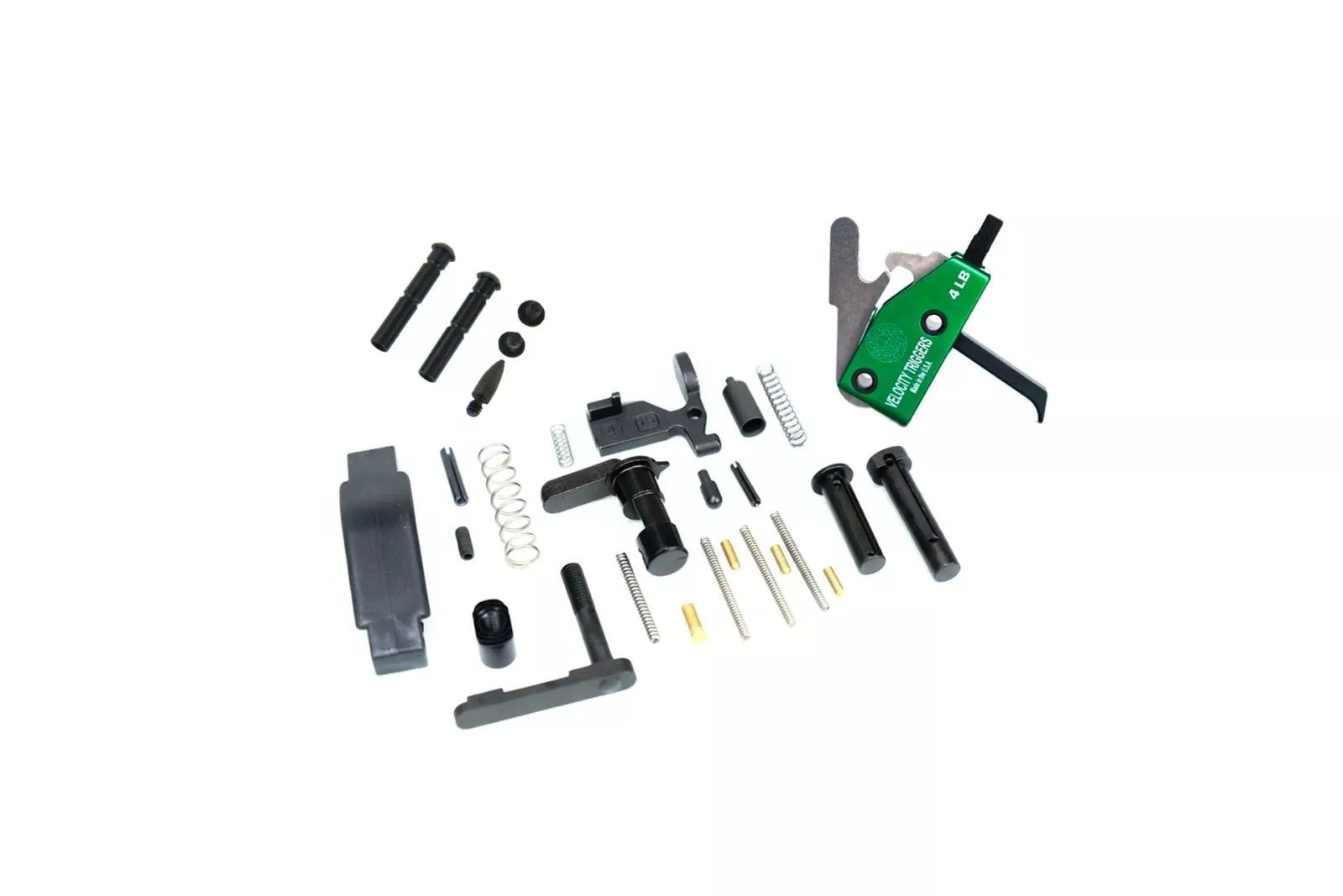 Velocity Trigger Lower Parts Kit Minus Grip – Straight – 4lb
