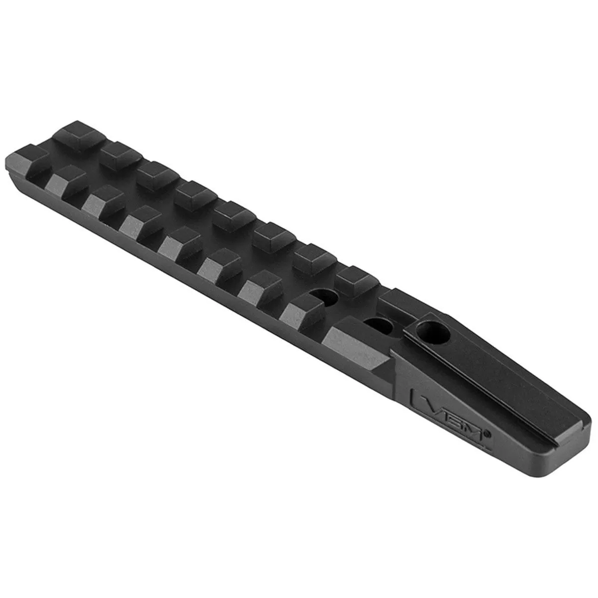 VISM Ruger PC Carbine Picatinny Rail And Rear Sight Base – Black 5 in. – VMRUPCC1913