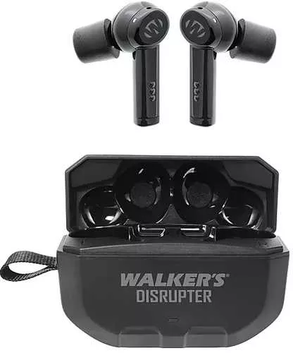 Walker's Disrupter, Bluetooth Electronic Earplug, Black GWP-DSRPT