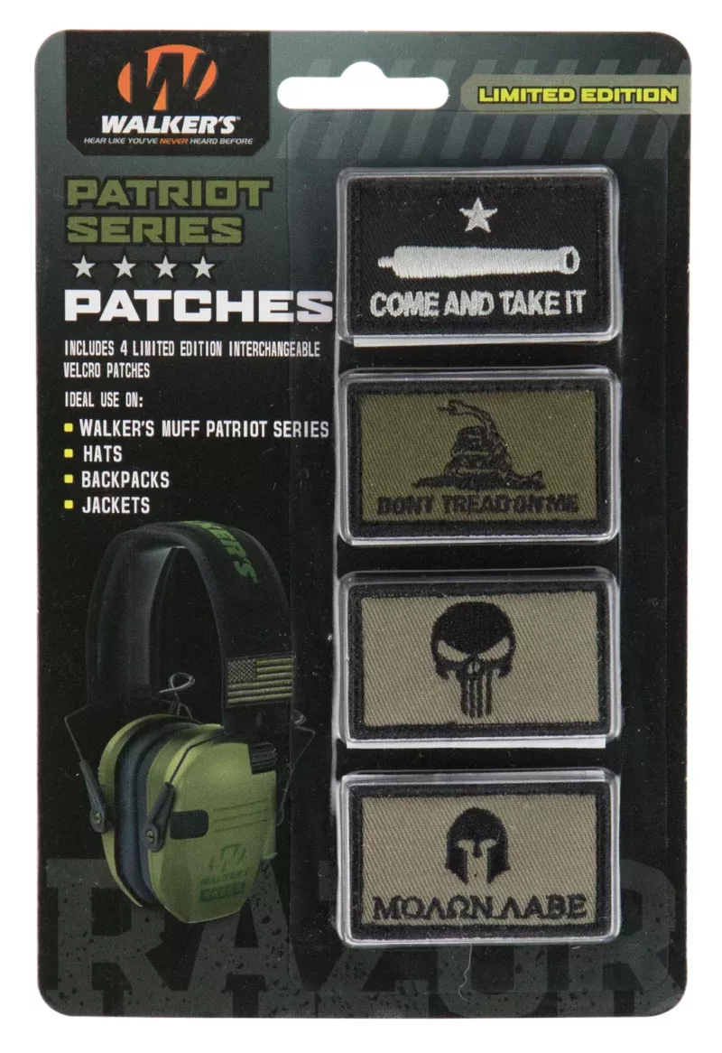 Walkers GXPPATKIT Patriot Muff Patch Kit Come & Take It Version Velcro