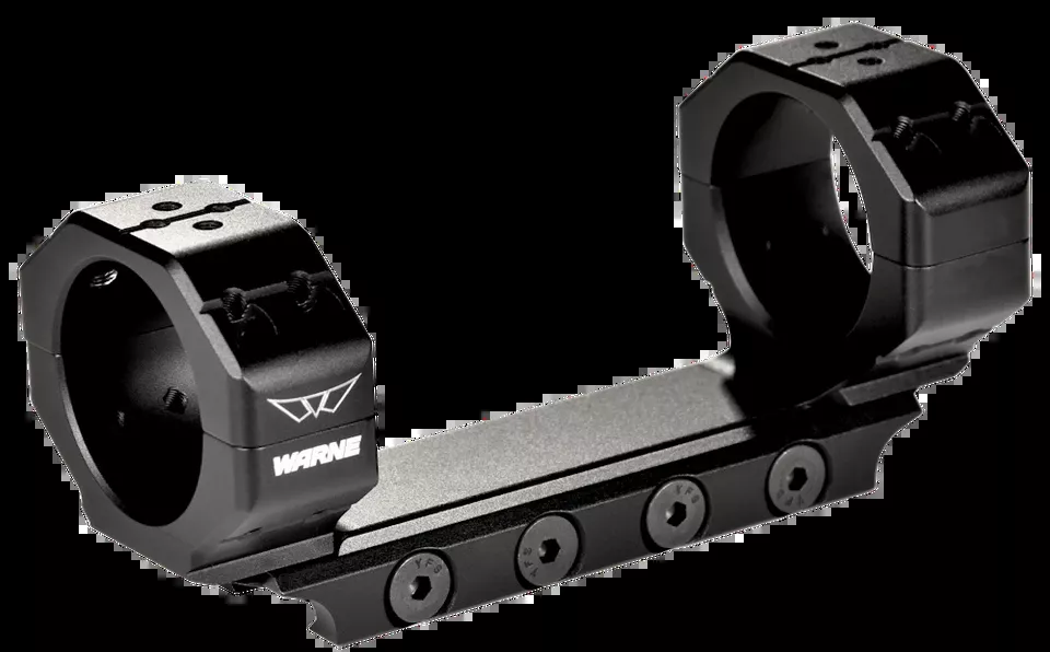 Warne 7841M 35mm Precision Scope Mount/Ring Combo - Black Anodized, 0 MOA