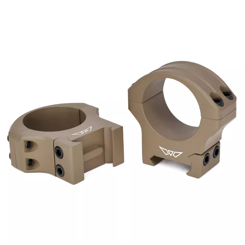 WARNE HYPERLITE 1" LOW RINGS DE - Precision Mounting Solution