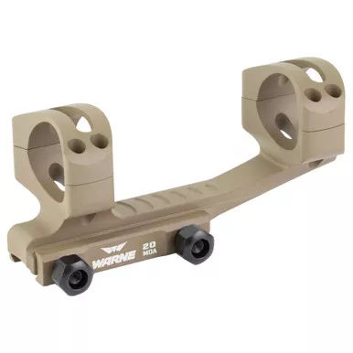 Warne Skeletonized, Extended, 30mm Mount, 20 MOA, Anodized Finish, Flat Dark Earth, Fits Picatinny LRSKEL30DE