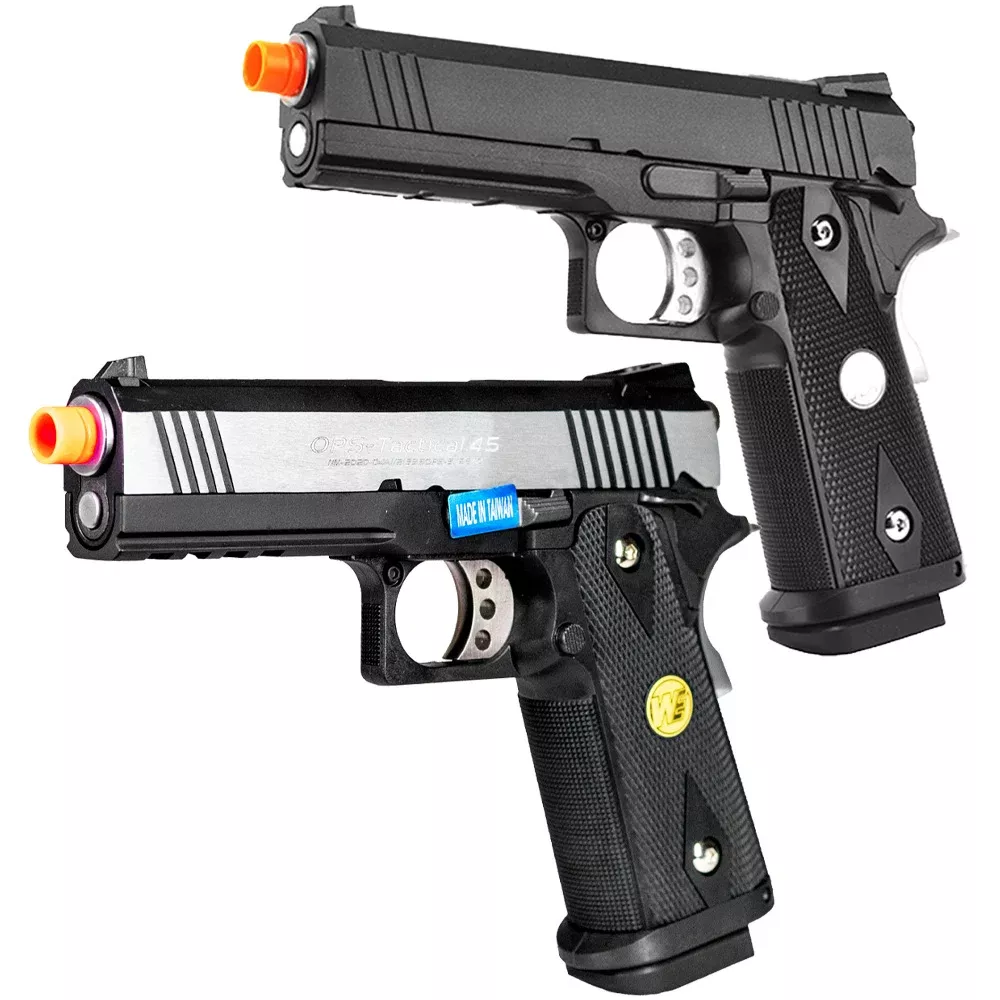 WE-Tech Full Metal 2011 4.3 Hi-Capa Commander GBB Airsoft Pistol