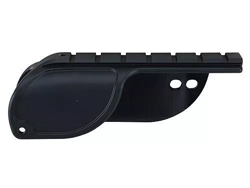 Weaver No Gunsmith Saddle Saddle Shotgun Mount – Mossberg 500 & 835 12-Gauge Only – Matte