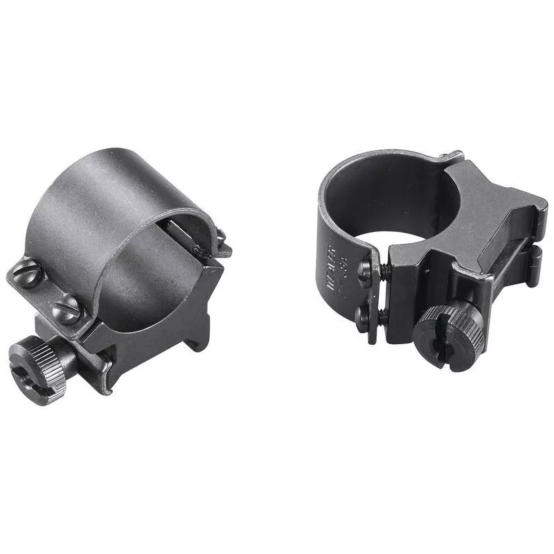 Weaver Sure Grip Detachable Aluminum Scope Rings (4-Screws) 1″ High Matte Clam