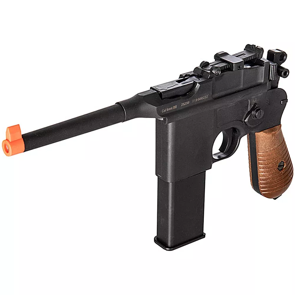WELL Mauser C96 Co2 Powered Blowback Airsoft Pistol