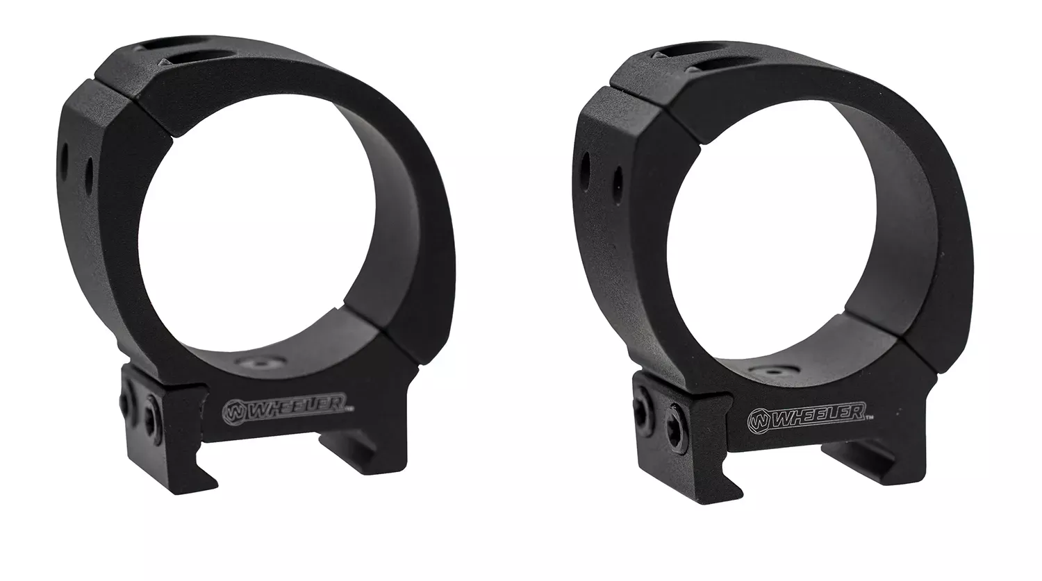 Wheeler 1133747 Sporter Scope Rings Black 1″ Low