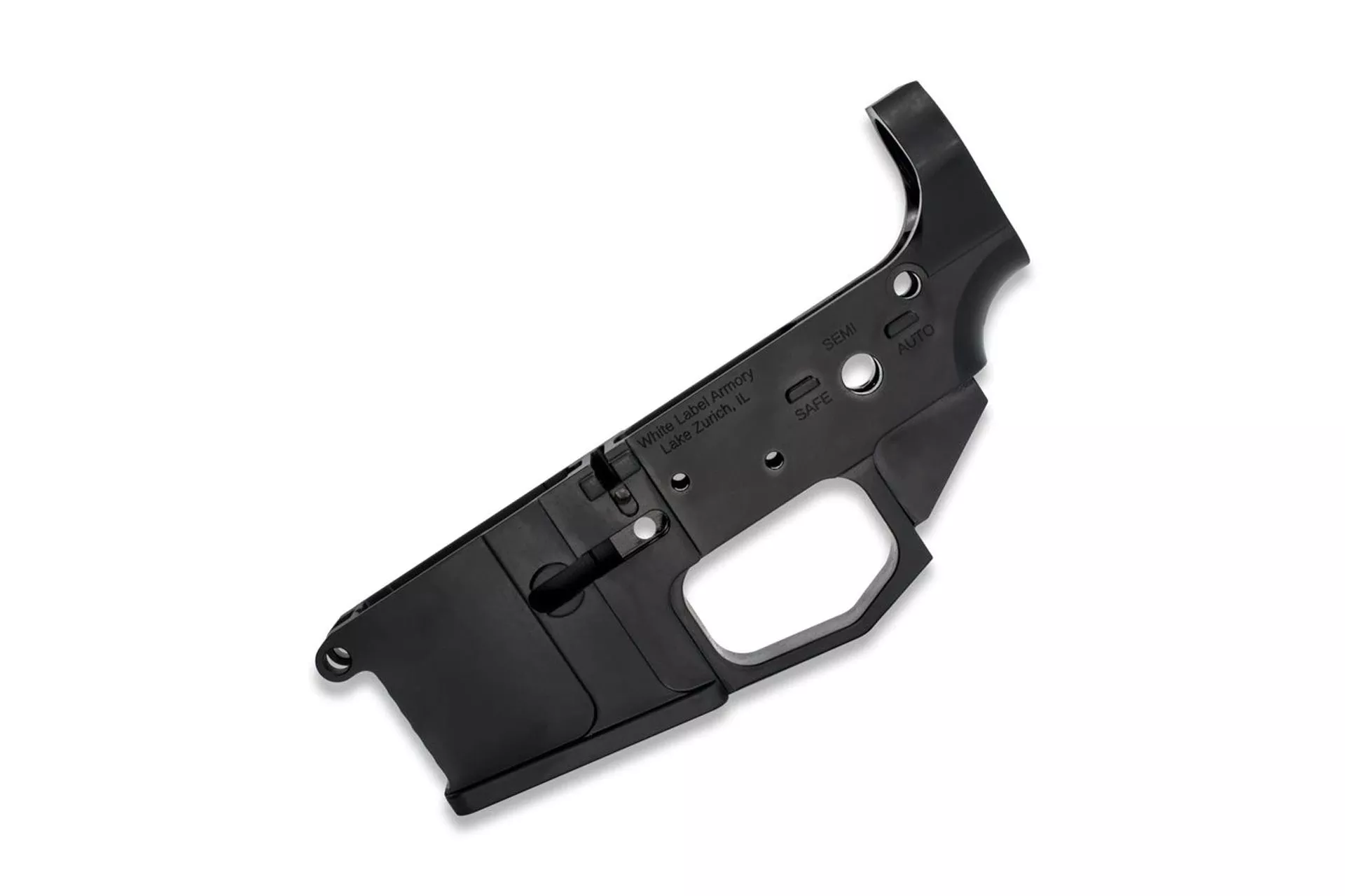 White Label Armory AR-15 Stripped Billet Lower Receiver – 3050-0909-201