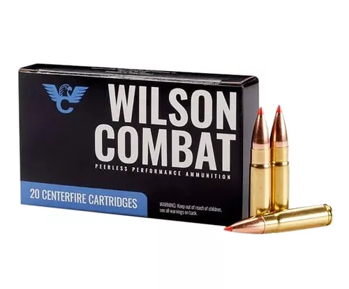 Wilson Combat Rifle Ammunition 300 Blackout | 110gr Hornady V-MAX 2350 FPS 20/ct
