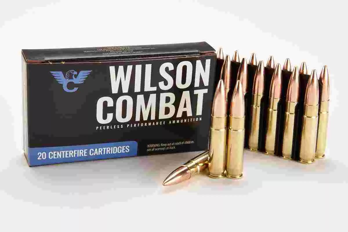 Wilson Combat Rifle Ammunition 300 Blackout | 220gr Sierra HPBT 1025 FPS – 16″ Barrel (Subsonic) 20/Box