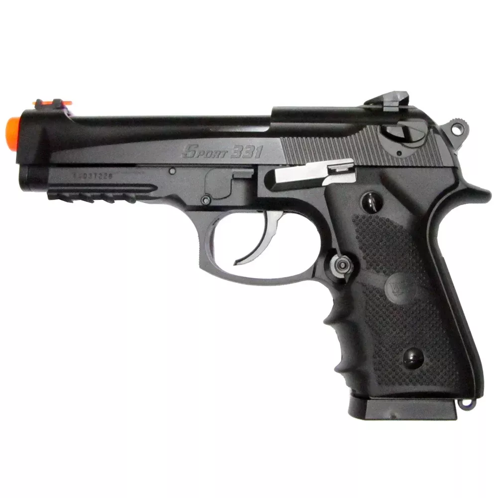 Win Gun M9 Elite 331 Half-Blowback Airsoft Pistol w/ Metal Slide