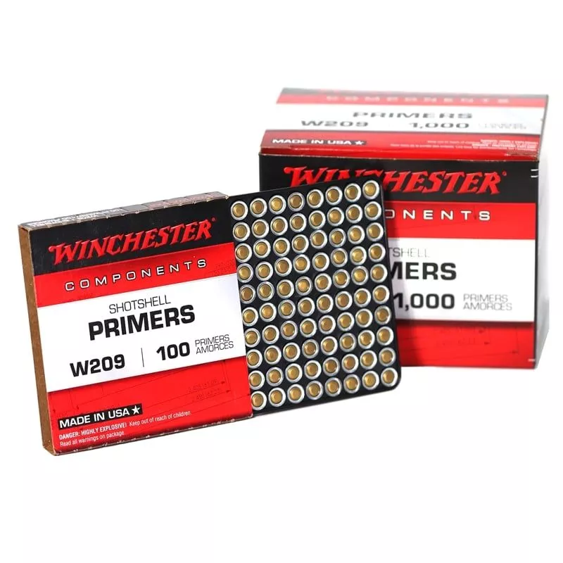Winchester Ammo W209 Shotshell 209 Shotgun Primers 1000 count – W209