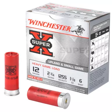 Winchester Ammunition Winchester Ammunition Power Point 12 Gauge Shotshell #6 - 1 1/8 oz, 25 Rounds