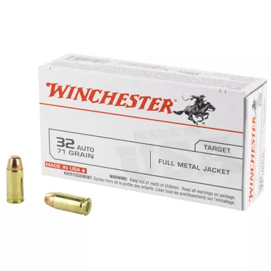 Winchester Ammunition Winchester Ammunition USA Full Metal Jacket 32 ACP 71 Grain - Pack of 50