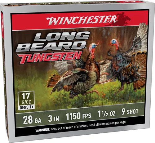 WINCHESTER LONG BEARD TS17 – 28GA 3″ 1/1/2OZ #9 5RD 10BX/CS