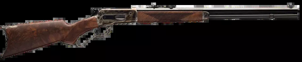 Winchester Model 1886 Deluxe 45-90 Win with Octagon Barrel and Satin Walnut Stock