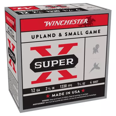 Winchester Super X Upland 12ga 2 3/4" #4 X124