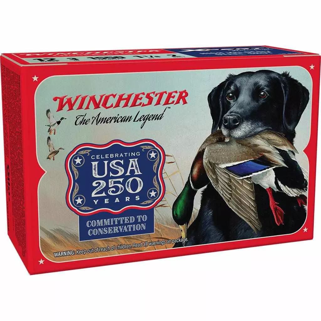 Winchester USA 250th Anniversary Xpert Waterfowl Shotshells 12ga 3" 1-1/8oz 1550 fps #2 10/ct