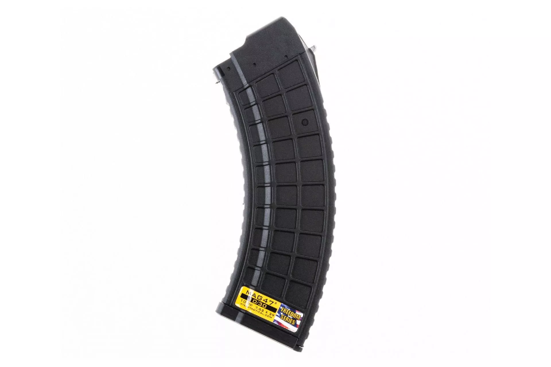 Xtech Tactical 10/30 7.62×39 AK47 Waffle Magazine Steel Reinforced Feel Lips & Lugs – XTT115-2-BLK-1030