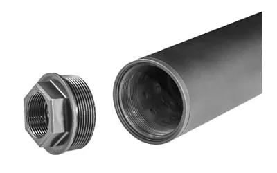 Yhm 5/8″-24 Crbne Adptr Sdwnr M2 BLK