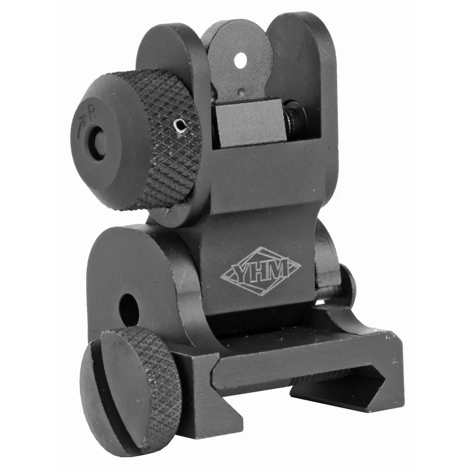 YHM Black Flip-Up Rear Sight