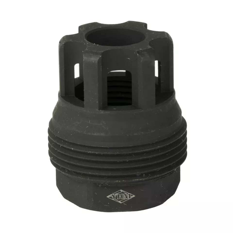 YHM Muzzle Brake 5/8-24 Black - High-Performance Recoil Reduction Accessory