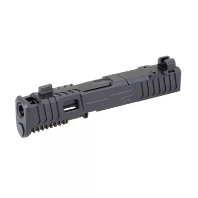 Zaffiri IBS Compensated Slide for Glock 43X — Black/Black